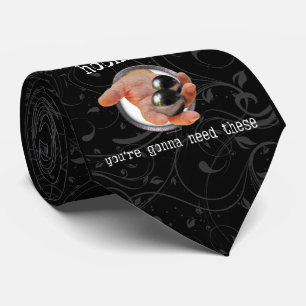 Wanna Play Hockey? tie (dark)