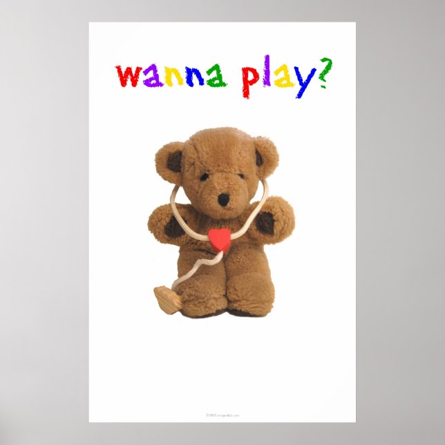 "Wanna Play?" Poster (Front)