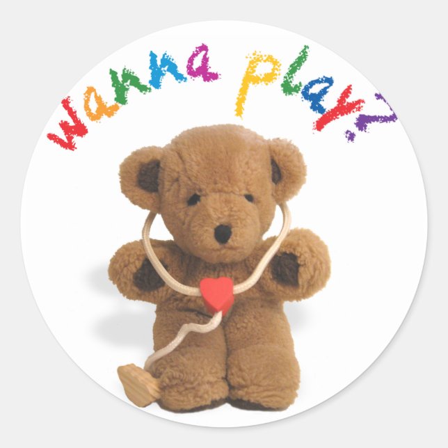 Wanna Play? Stickers (Front)