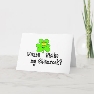 Wanna Shake my Shamrock Card