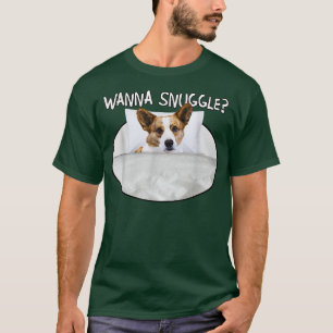 Wanna Snuggle Cardigan Welsh Corgi  T-Shirt