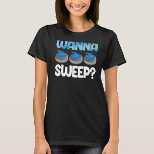 Wanna Sweep Curling Men World's Greatest Curling D T-Shirt