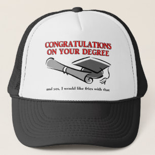 Want Fries With That Funny Insult Hat Cap Humour