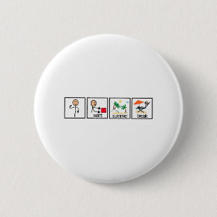 Want Summer Break Teacher Last Day Of School  2 Inch Round Button