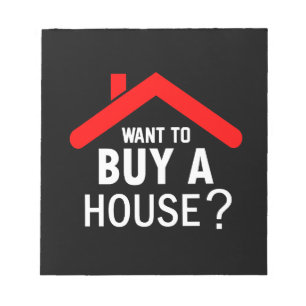 Want to buy a House? Real Estate Agent  Notepad