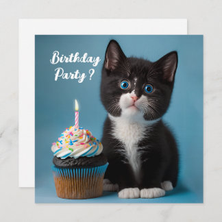 Want To Come To My Birthday Party? Invitation