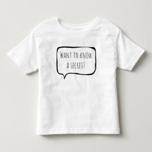 Want to know a secret, big brother customizable toddler t-shirt