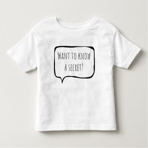 Want to know a secret, big brother customizable toddler t-shirt