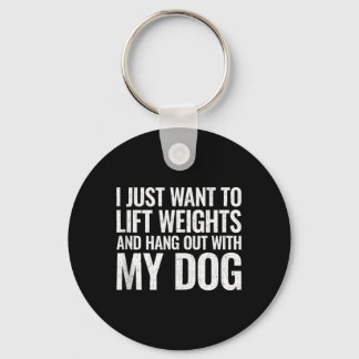 Want To Pet The Dogs Funny Animal Lover Gift Keychain