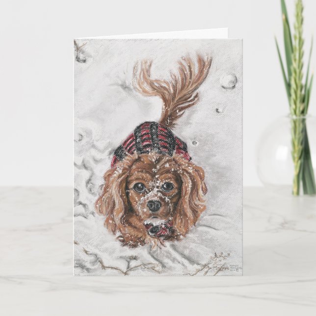 Want to Play? Holiday Card (Front)