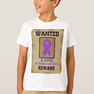 Wanted: A Cure for Crohn's & Colitis T-Shirt