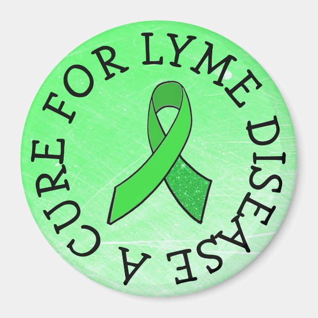 Wanted: A Cure for Lyme Disease Magnet (Front)