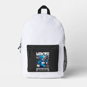 Wanted Bandit Bear Graphic Backpack