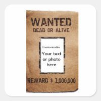 Wanted Dead or Alive Poster