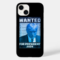 Wanted For President 2024 Spiral Photo Notebook