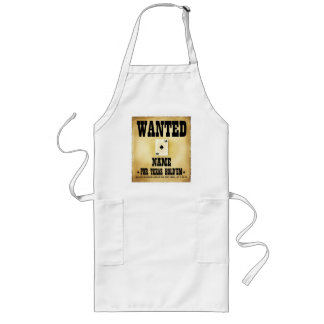 Wanted for Texas Holdem BBQ Apron