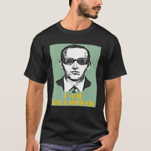 Wanted I Am D B Cooper Sketch Cryptid Urban Legend T-Shirt