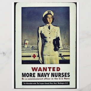 Wanted More Navy Nurses Flyer