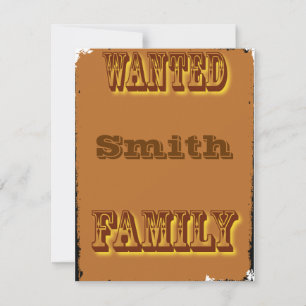 Wanted poster