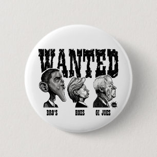 Wanted Poster Button
