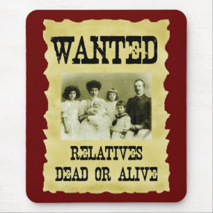 Wanted Poster Mouse Pad