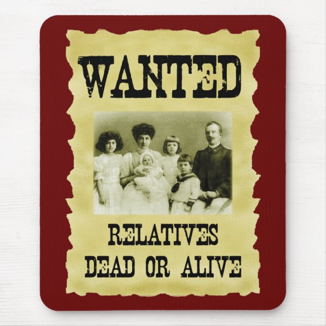 Wanted Poster Mouse Pad (Front)