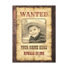 Wanted Poster | Vintage Wild West Photo Template P