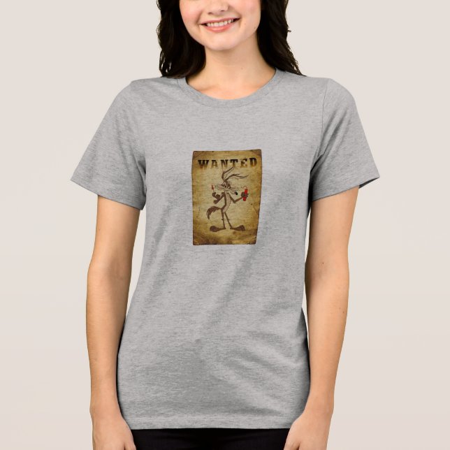 wanted Tri-Blend shirt (Front)