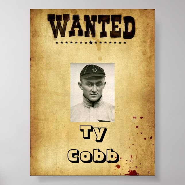WANTED Ty Coob Print, Value Poster Paper (Matte) (Front)