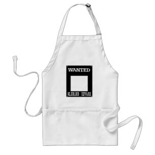 Wanted White transp The MUSEUM Zazzle Gifts Standard Apron