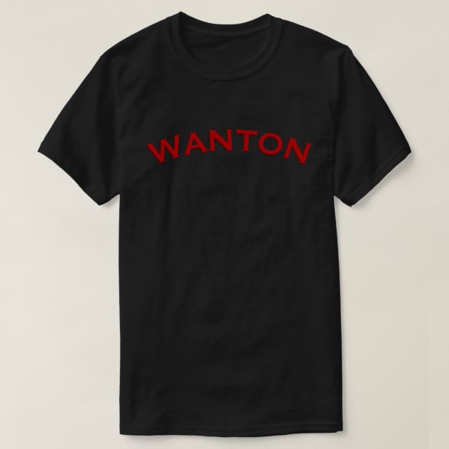 Wanton T-Shirt (Design Front)