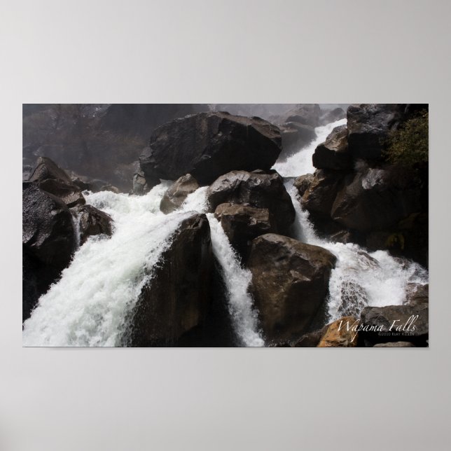 Wapama Falls Poster (Front)