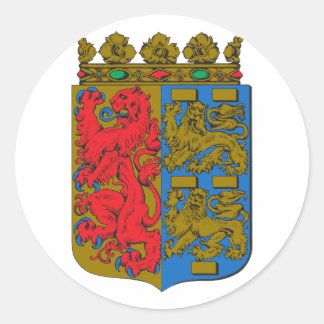 Wapen van Noord Holland, Netherlands Classic Round Sticker