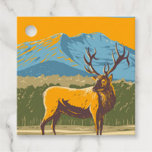 Wapiti in the Rocky Mountain National Park Favour Tags