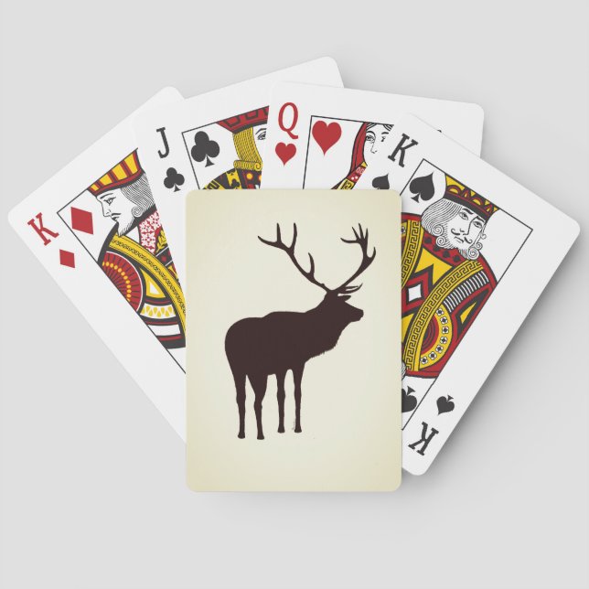 Wapiti. Playing Cards, cards, games Playing Cards (Back)
