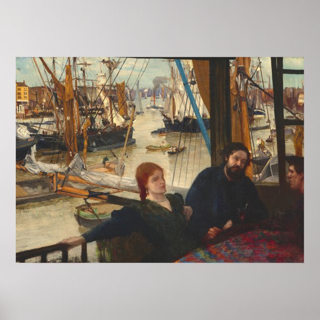 Wapping - James McNeill Whistler Poster d'art (Devant)