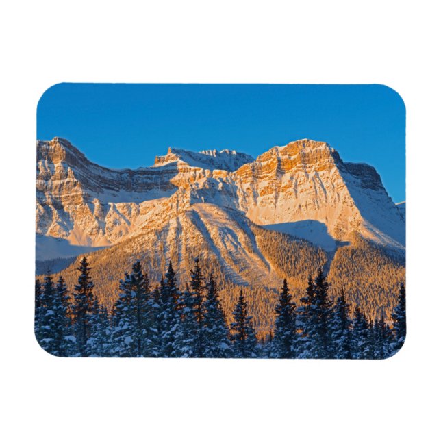 Waputik Range in Canadian Rocky Mountains Magnet (Horizontal)