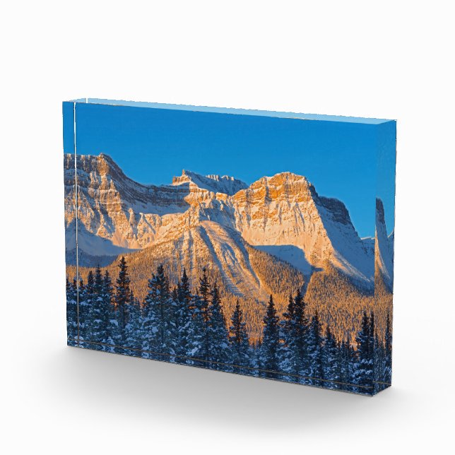 Waputik Range in Canadian Rocky Mountains Photo Block (Right)