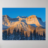 Waputik Range in Canadian Rocky Mountains