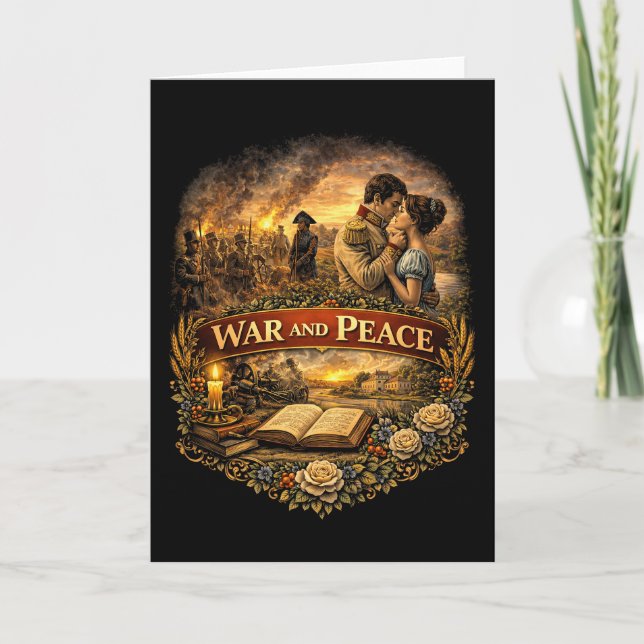 War and Peace Holiday Card (Front)