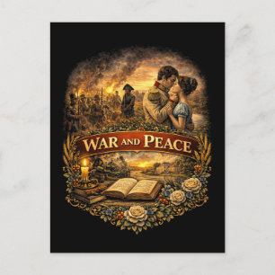 War and Peace Postcard
