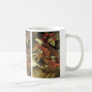 War by Arnold Bocklin, Vintage Symbolism Fine Art Coffee Mug