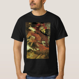 War by Arnold Bocklin, Vintage Symbolism Fine Art T-Shirt