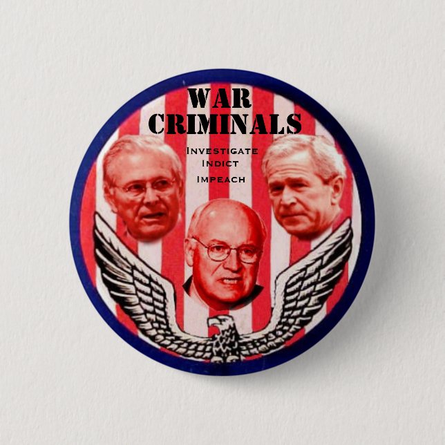 War Criminals Button (Front)