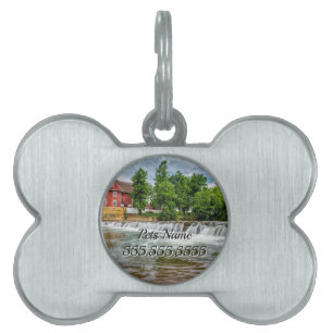 War Eagle Mill And Waterfall Pet Tag