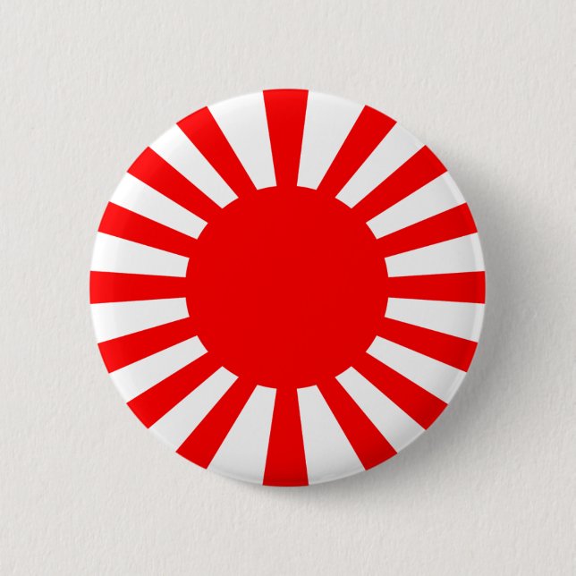 War Flag of the Imperial Japanese Army 2 Inch Round Button (Front)