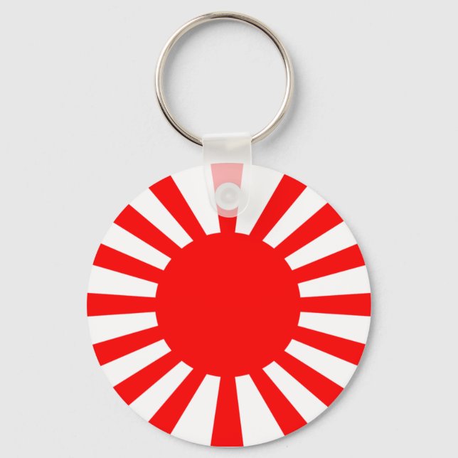 War Flag of the Imperial Japanese Army Keychain (Front)