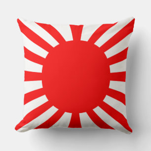 War Flag of the Imperial Japanese Army Throw Pillow