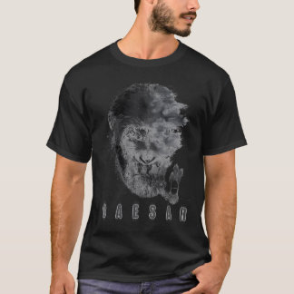 War For The Planet Of The Apes Monochrome Caesar   T-Shirt