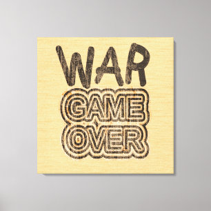 War Game Over Canvas Print